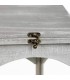 FAROL MUY ALTO 30 X 30 X 112 MERUN MADERA Y METAL GRIS CLARITO