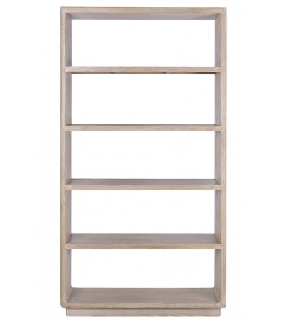 Estantería boho madera maciza de olmo natural reciclado 1