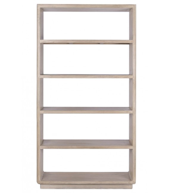 Estantería boho madera maciza de olmo natural reciclado 1