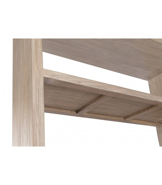 Estantería boho madera maciza de olmo natural reciclado 3