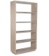 Estantería boho madera maciza de olmo natural reciclado