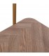 Consola entrada madera nogal mdf metal dorado cristal art deco 3