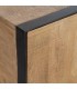 Mueble TV madera mango natural hierro estilo industrial salon 6