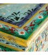 Taquillon etnico madera mango tallada decorada a mano colores 5
