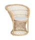 Sillon ratan natural beige trenzado artesanal estilo contemporaneo 1