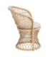 Sillon ratan natural beige trenzado artesanal estilo contemporaneo 2