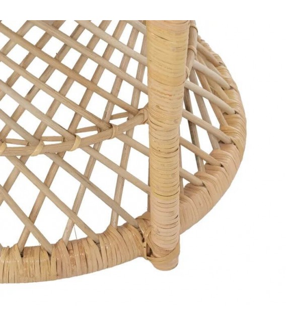Sillon ratan natural beige trenzado artesanal estilo contemporaneo 9
