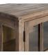 Aparador boho madera pino reciclado natural cristal salon grande 3