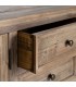 Aparador boho madera pino reciclado natural cristal salon grande 4