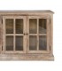 Aparador boho madera pino reciclado natural cristal salon grande 5