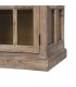 Aparador boho madera pino reciclado natural cristal salon grande 8