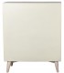 Armario alacena bajo madera mango tallada blanqueada natural 3
