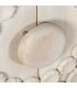 Armario alacena bajo madera mango tallada blanqueada natural 5