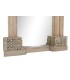 Espejo vestidor XL madera teca tallada a mano natural estilo etnico 3