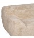 Sofa 2 plazas boho tela pelo largo beige salon comodo moderno 4