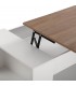 Mesa centro elevable madera MDF melamina moderna almacenaje 2