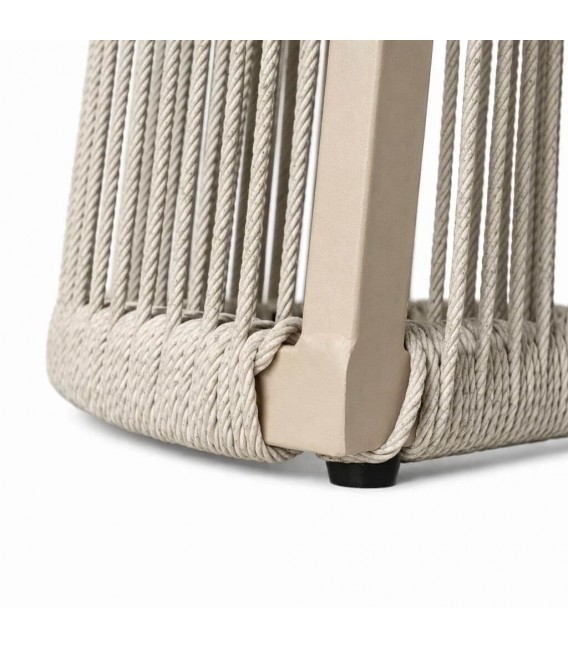 Mesa comedor exterior polywood ratan acero jardin terraza boho 3