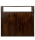 Armario madera mango nogal natural dos puertas con baldas interior 3