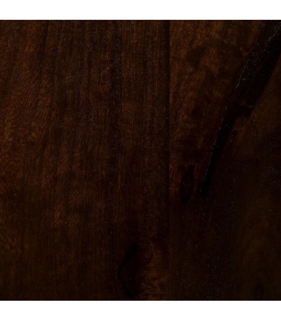 Armario madera mango nogal natural dos puertas con baldas interior 8