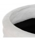 Jarrón grande contemporáneo blanco de fibra de cemento 2
