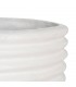 Jarrón grande contemporáneo blanco de fibra de cemento 3