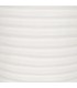Jarrón grande contemporáneo blanco de fibra de cemento 4