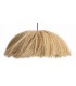 Lámpara techo boho de hierba marina natural regulable en altura 1