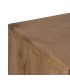 Mueble TV de mango marrón natural con puertas, cajón y balda 2