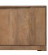 Mueble TV de mango marrón natural con puertas, cajón y balda 4