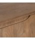 Mueble TV de mango marrón natural con puertas, cajón y balda 8