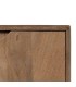 Mueble TV de mango marrón natural con puertas, cajón y balda 9