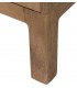 Mueble TV de mango marrón natural con puertas, cajón y balda 10
