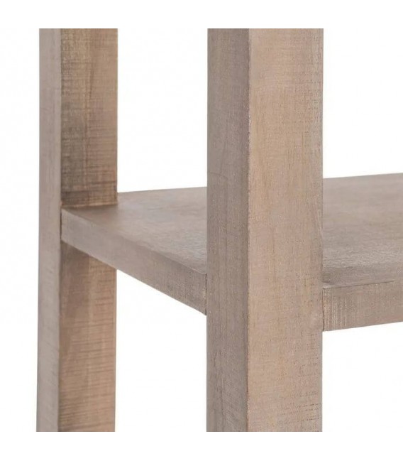 Estantería de pino natural con cajón y baldas abiertas salón 5