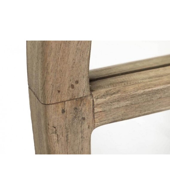 Espejo pared efecto ventana madera mindi natural estilo boho 1