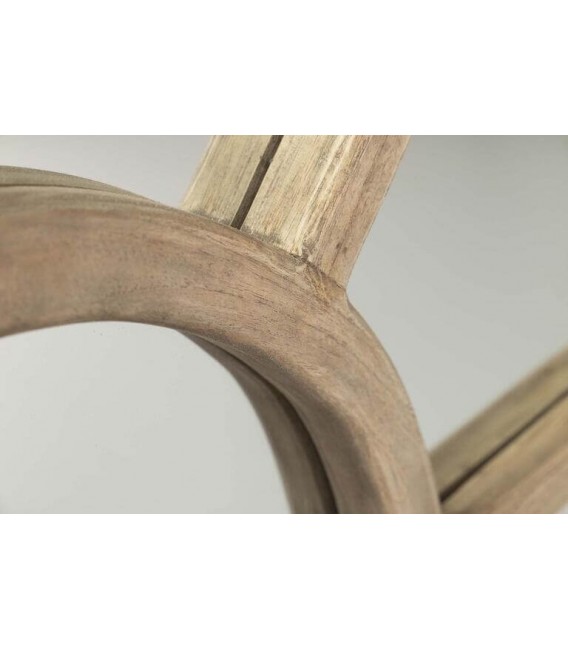 Espejo pared efecto ventana madera mindi natural estilo boho 3