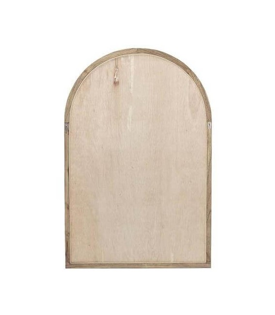 Espejo pared efecto ventana madera mindi natural estilo boho 4
