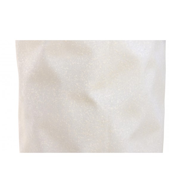 Consola entrada XL madera natural patas metal efecto piedra blanca 3