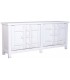 Aparador en madera maciza de olmo blanco rozado estilo oriental