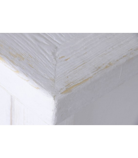 Aparador en madera maciza de olmo blanco rozado estilo oriental 4