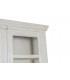 Vitrina grande madera maciza de mango blanco rozado estilo boho 2