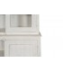 Vitrina grande madera maciza de mango blanco rozado estilo boho 3