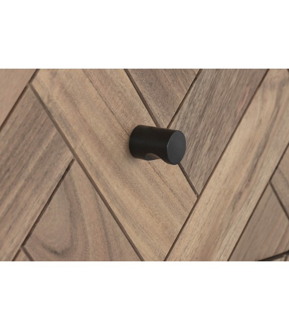 Sinfonier madera maciza de acacia con cinco cajones estilo industrial 4
