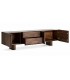 Mueble de TV en madera de mango nogal estilo contemporáneo 2