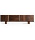 Mueble de TV en madera de mango nogal estilo contemporáneo 1