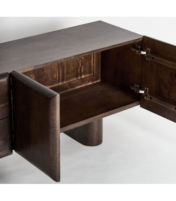 MUEBLE DE TV 200 X 40 X 56 GRAIGH MADERA TEÑIDA NOGAL