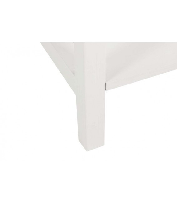 Mesita de noche madera blanca con 1 cajón estilo contemporáneo6