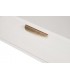Mesita de noche madera blanca con 1 cajón estilo contemporáneo 5