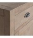 Consola aparador boho madera natural tres cajones y tres puertas 3