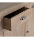 Consola aparador boho madera natural tres cajones y tres puertas 4