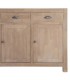 Consola aparador boho madera natural tres cajones y tres puertas 8